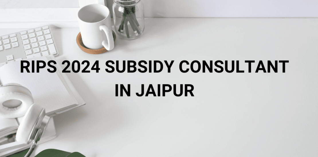RIPS 2024 Subsidy Consultant in Jaipur